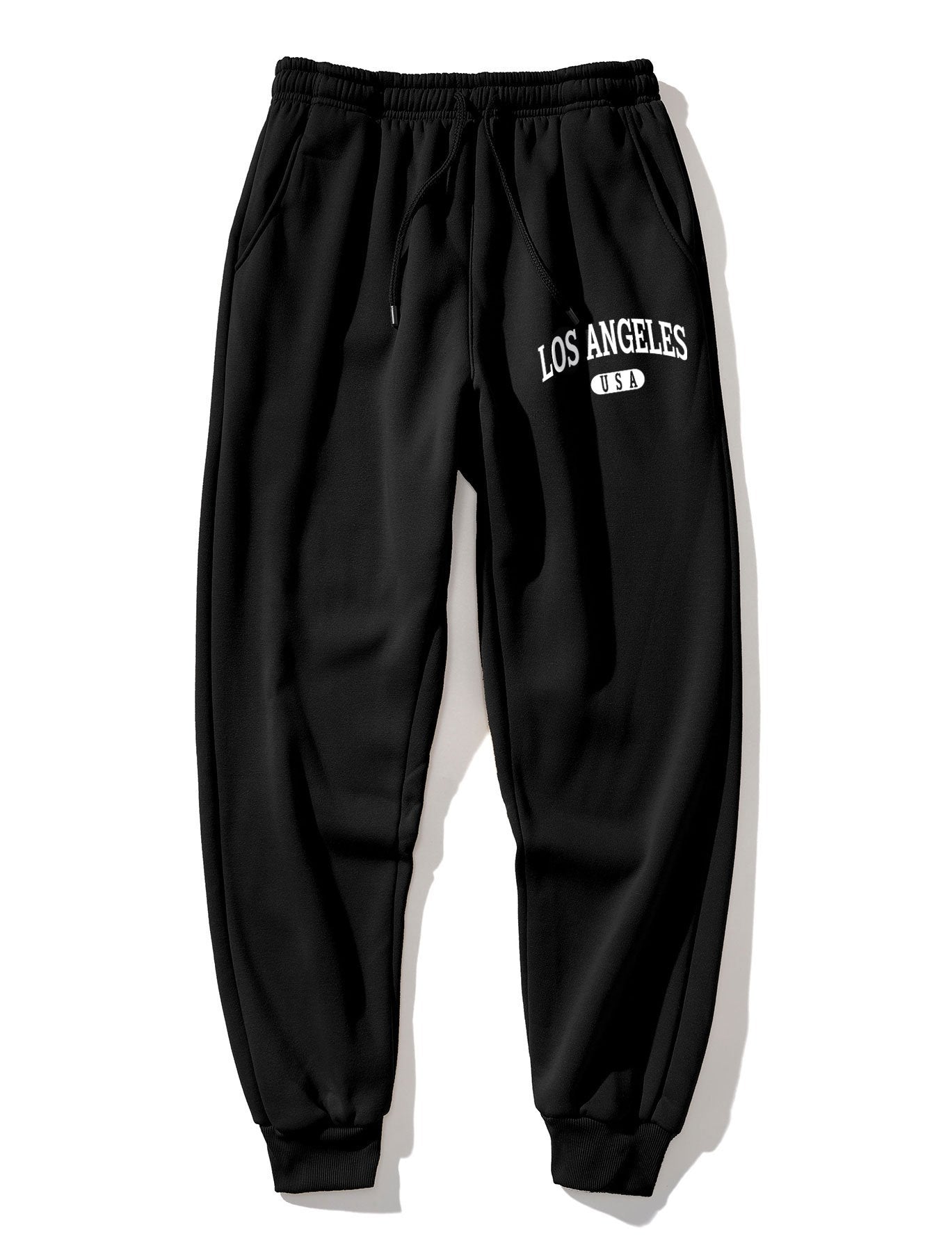 3 Pieces Los Angeles Print Jogger Pants