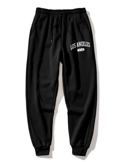 3 Pieces Los Angeles Print Jogger Pants