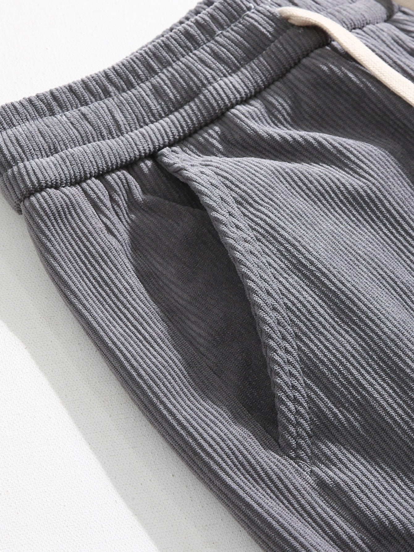 Straight Leg Corduroy Pants
