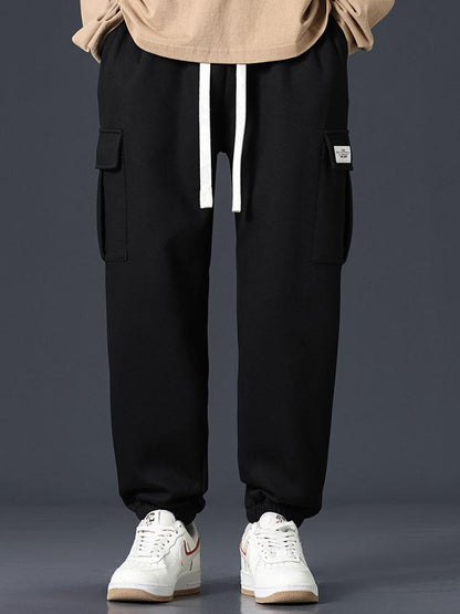 Drawstring Cargo Jogging Pants