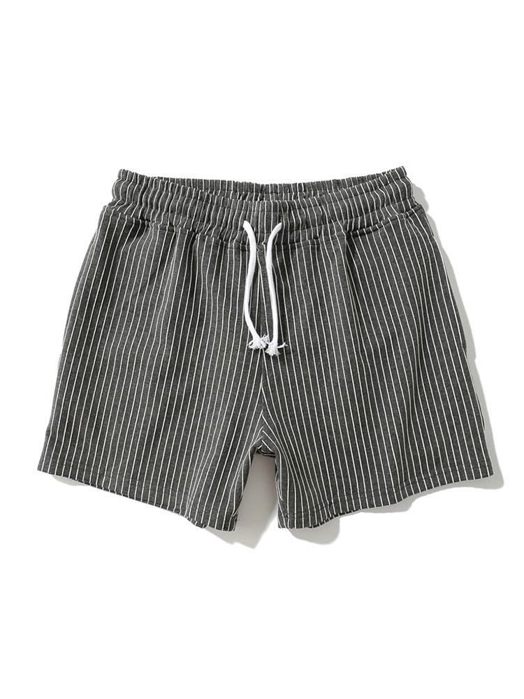 3 Pieces Striped Jersey 3" Shorts