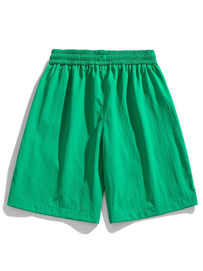 Patch Pocket Drawstring Shorts