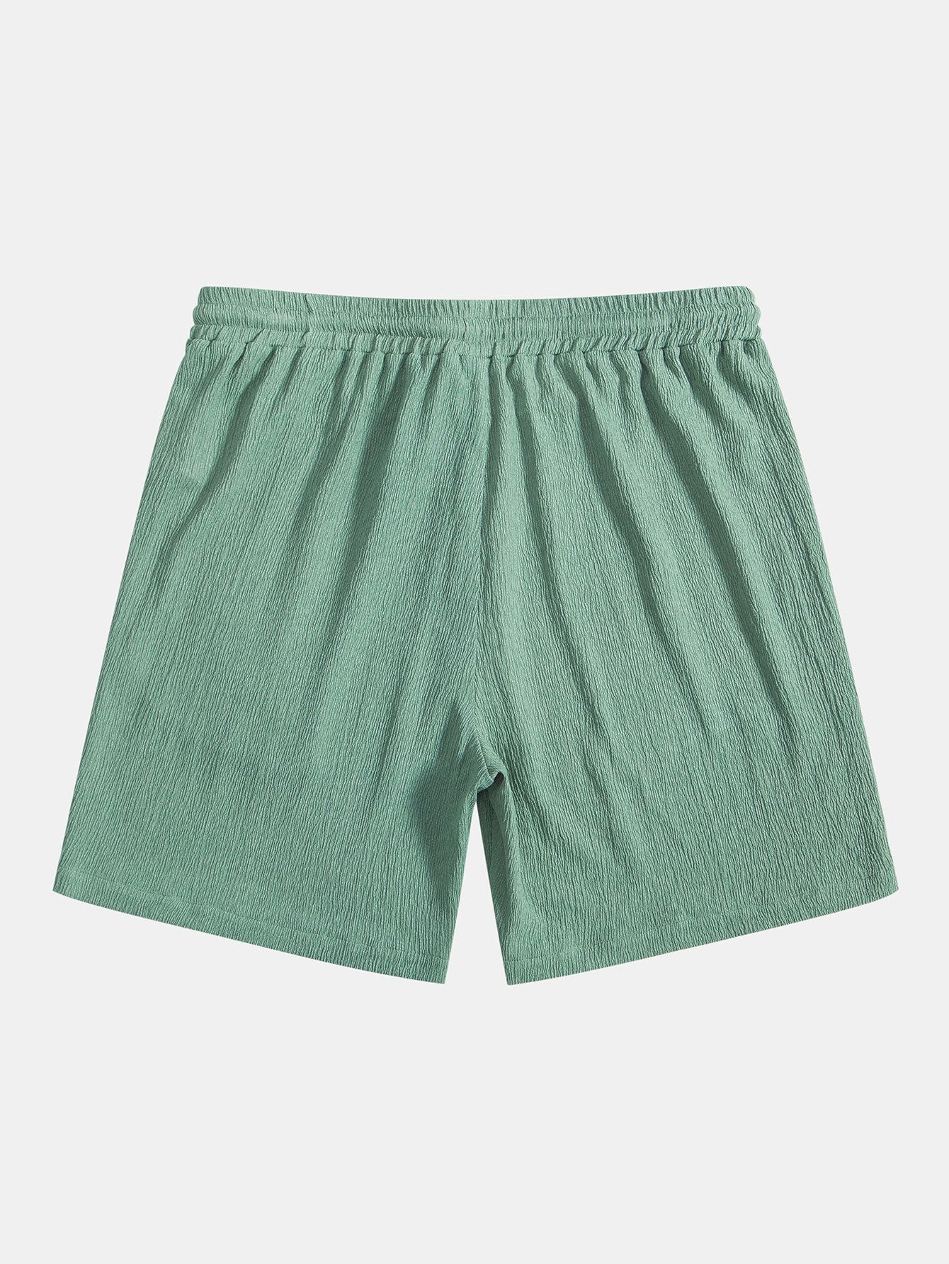Crinkled Textured Shorts