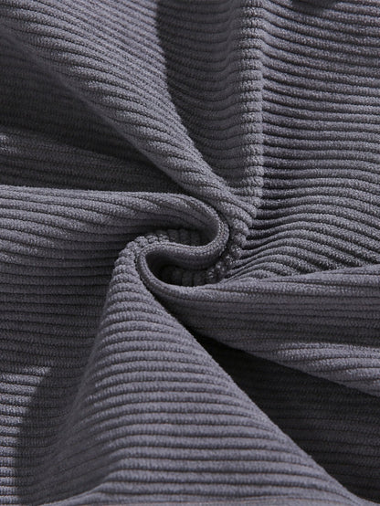 Drawstring Corduroy Jogging Pants