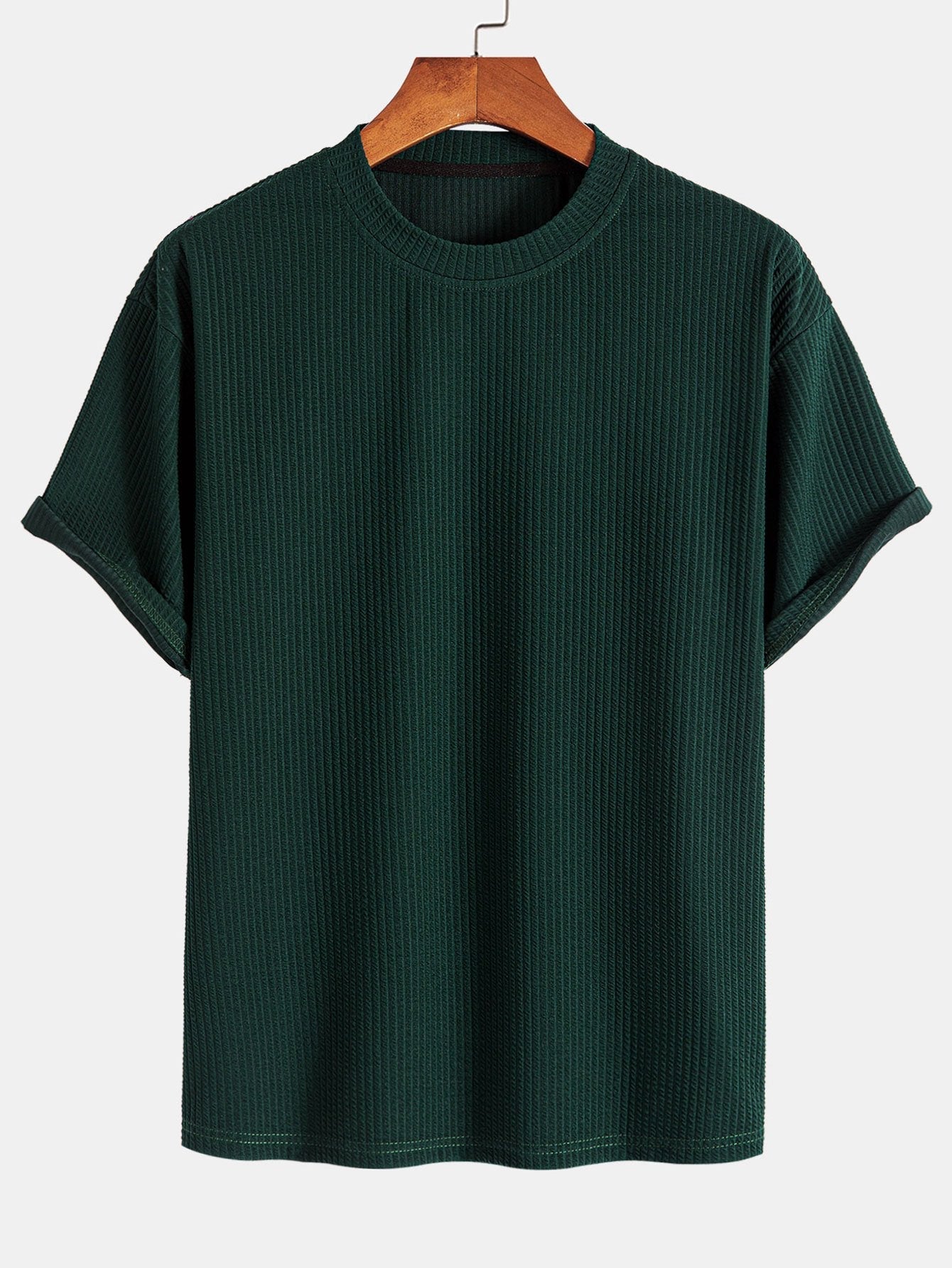 Relax Fit Ribbed T-Shirt