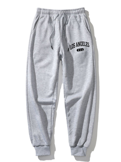 3 Pieces Los Angeles Print Jogger Pants