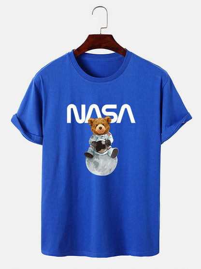 Nasa Bear Print T-Shirt