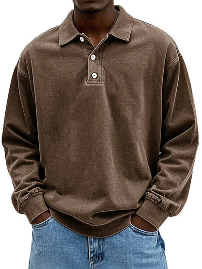 Ideal Relaxed Fit Collared Polo